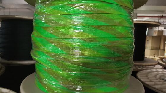 Good price Flame Retardant PET Braided Sleeve Abrasion Resistant and Acid-Alkali Resistant for Wire Protection online