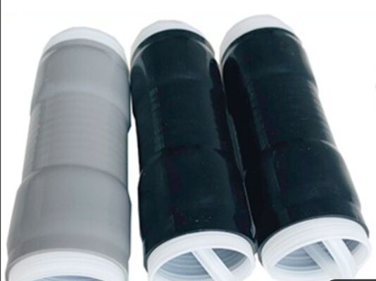Buen precio El robador negro de silicona de 40 mm con tubos de contracción en frío excelente en el equipo de pesca en línea