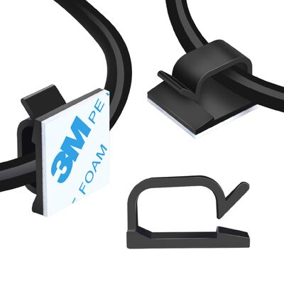 Good price XZH White Adhesive R Type Industrial Nylon Cable Clips & Organizers with Wire Holders for Cords and Cable Management online