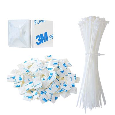 Good price Longsan FC-28 Nylon Fabric Adhesive Tie Mount Cable Management Clip for Industrial Use online