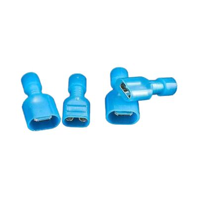 Good price Male and Female Full Insulated Terminal FDFN1.25-250 Nylon Female Spade Connector Automotive Copper Crimp Lug Terminal Brass online
