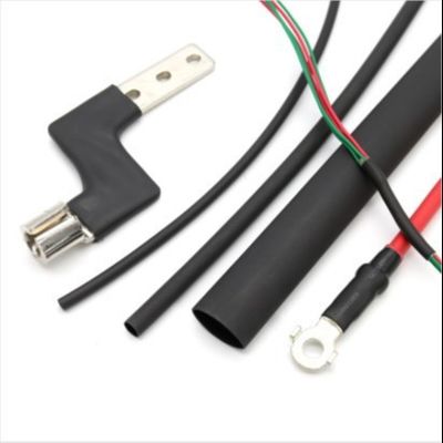 Good price 3/32 2.4mm  Black Halogen Free Dual Wall Adhesive Heat Shrink Tube Polyolefin Tubing online