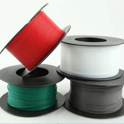 Good price 100m Roll Flame Retardant Tube Red Clear Teflon Insulated Wire online