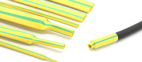 Good price Yellow Green Thin Wall Heat Shrink Tubing Cross Linked Polyolefin online
