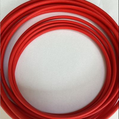 Buen precio Funda de fibra de vidrio recubierta de caucho de silicona roja de 3,5 mm y 12 mm en línea