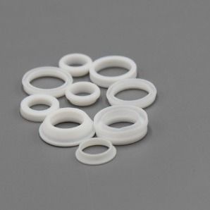 Good price Pressure Resistance Hydraulic Rod Seals CNC PTFE Products 15mpa White online